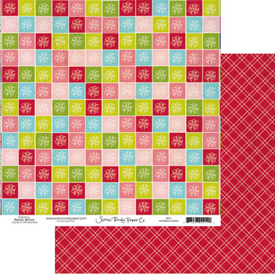 Scenic Route - Brighton Ice Blocks 12x12 double sided cardstock    (pack of 10)